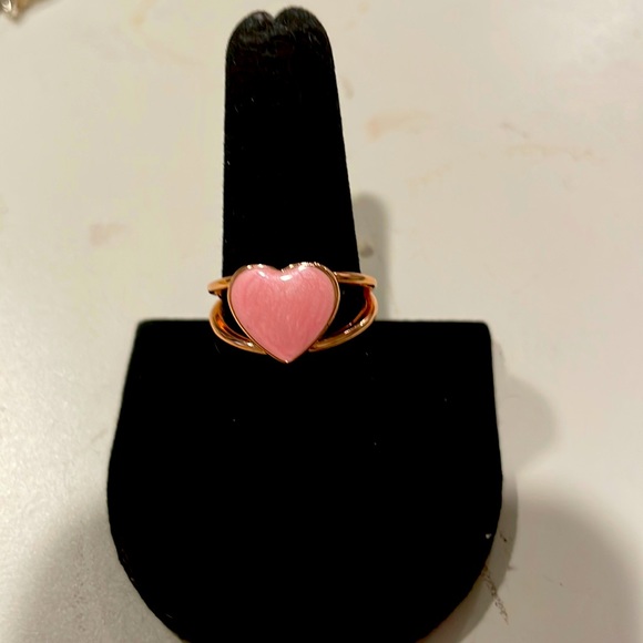 kate spade Jewelry Kate Spade Heart Ring Rose Gold Poshmark